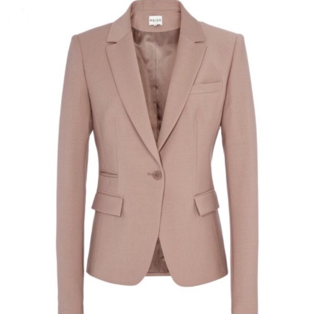 Reiss Raffy Mauve Pink Blazer - Size US 6